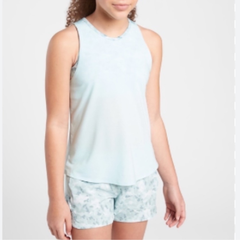 Athleta Girl Ocean Pebble Two Of A Kind Tank Top